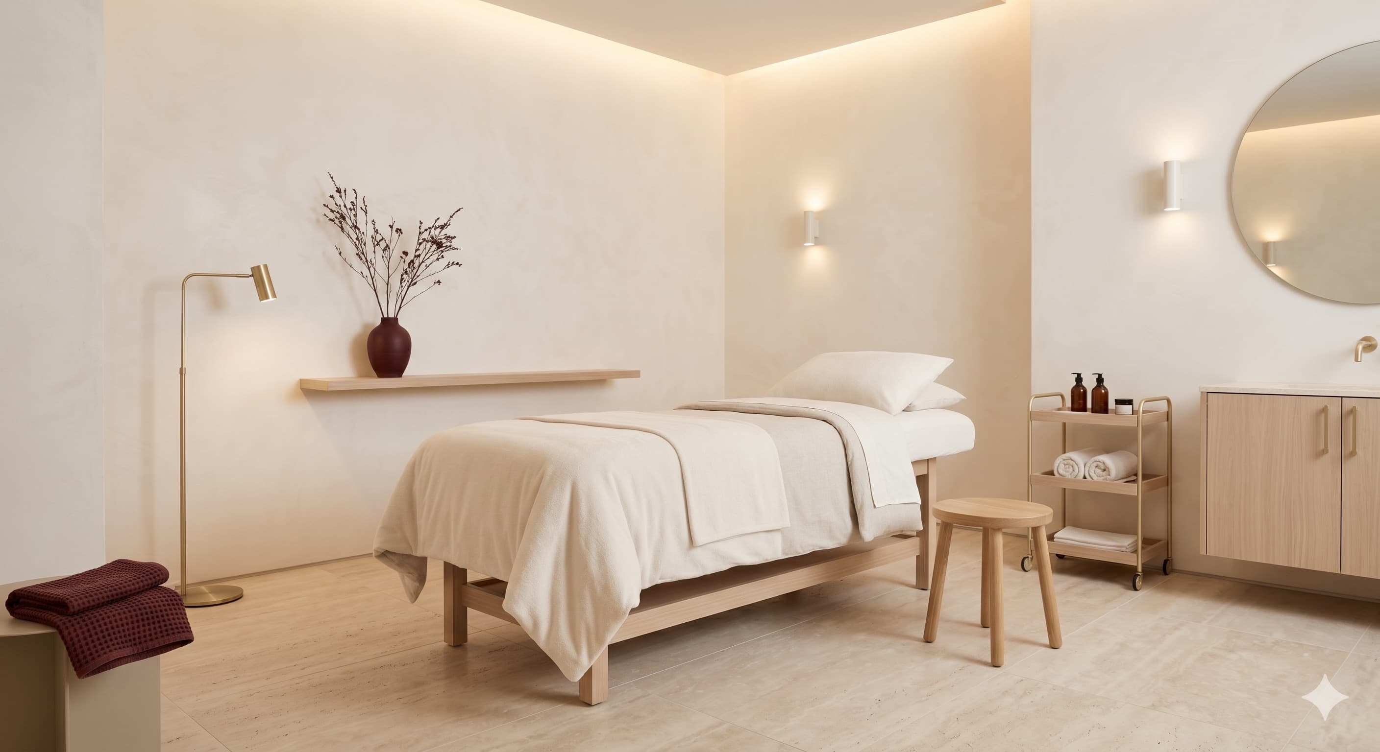 DAZZLEサロン施術室